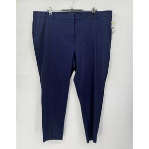 NEW Simply Emma WOMENS PLUS MILLENIUM ANKLE PANT Blue Size 2X‎